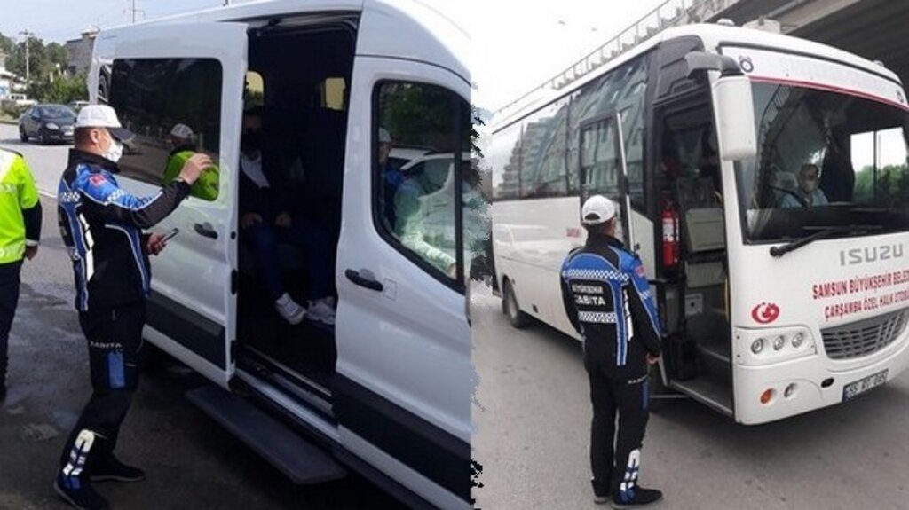 Samsun’da Toplu Taşımaya Sıkı Denetim!