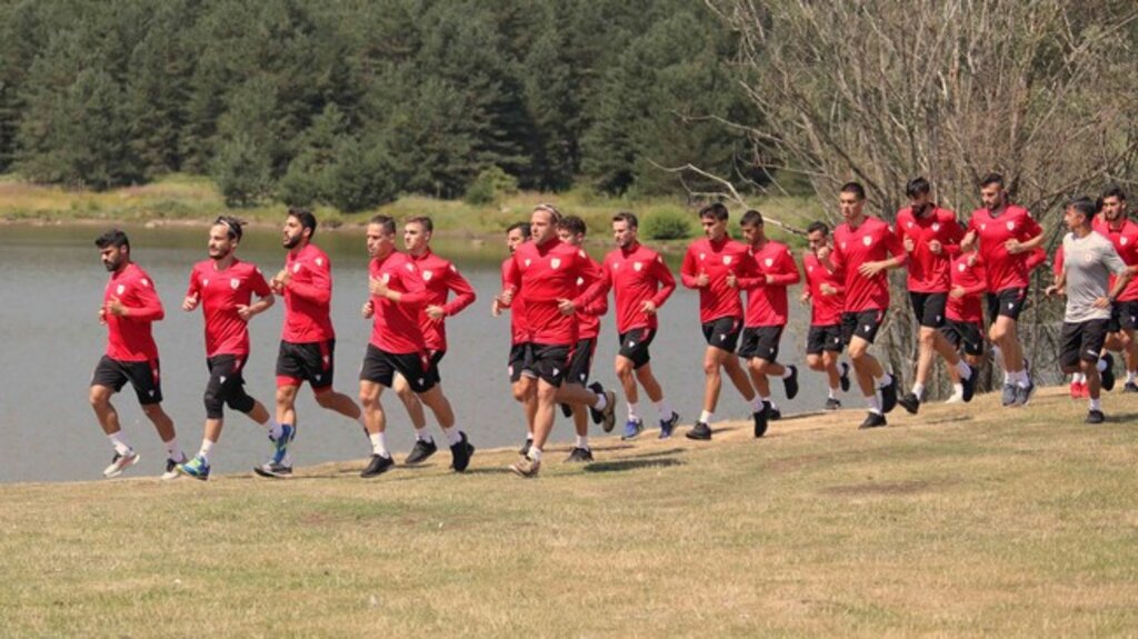 Samsunspor Göl Kenarında Çalıştı!