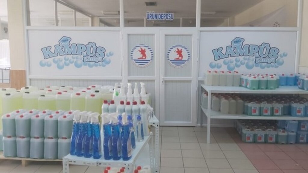 OMÜ’den 25 Çeşit Temizlik Ürünü!