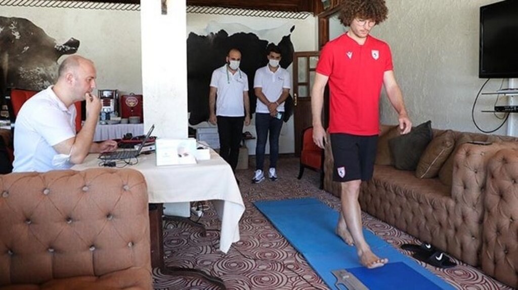 Samsunsporlu Futbolculara Yürüme Ve Ayak Analizi Yapıldı!