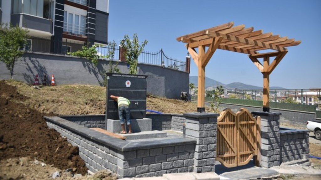 Şehit Polis Memuru Keskin Anısına Yapılan Çeşmenin Peyzajı Yapıldı!