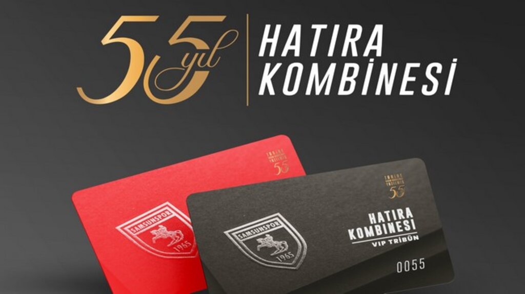 Samsunspor 55’inci Yıl Hatıra Kombineleri Çıkıyor!