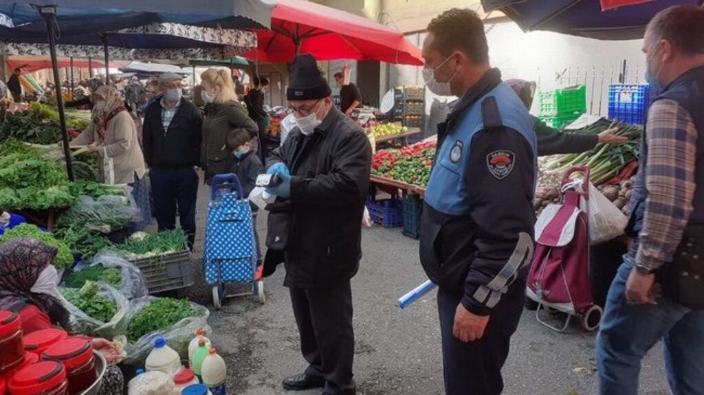 İlkadım Zabıtasından Her Alanda Koronavirüs Tedbirleri!