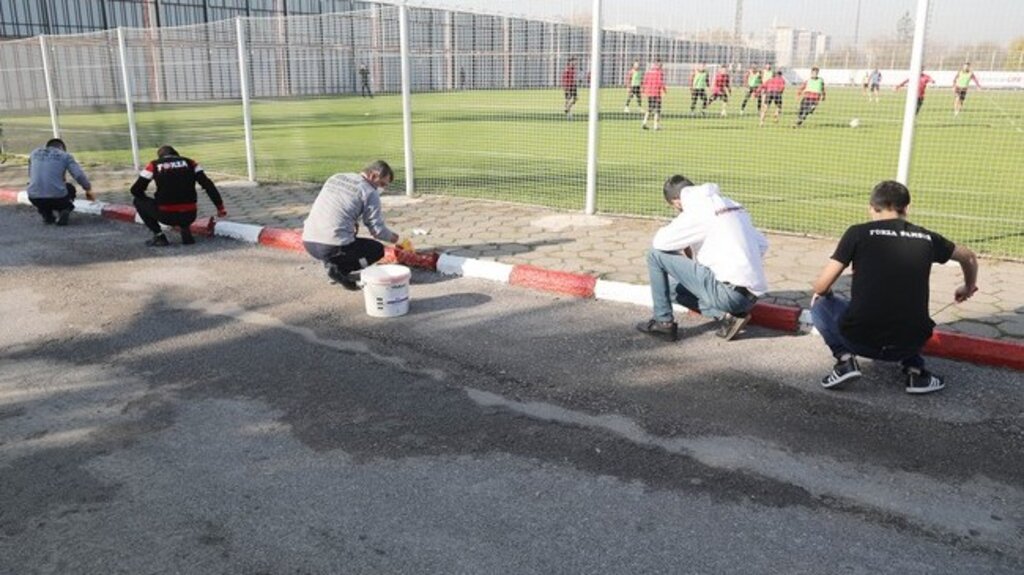 Atakum Belediyesi Ve Taraftardan Samsunspor’a Kırmızı Beyaz Destek!