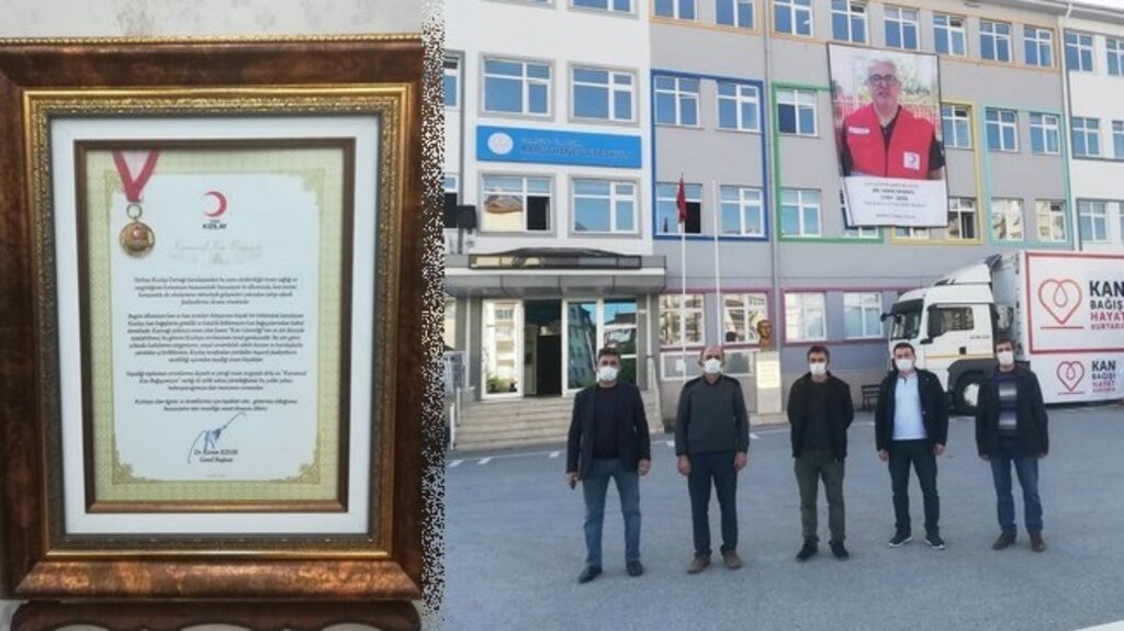 Baruthane Ortaokulu’na Kızılay’dan Altın Madalya!