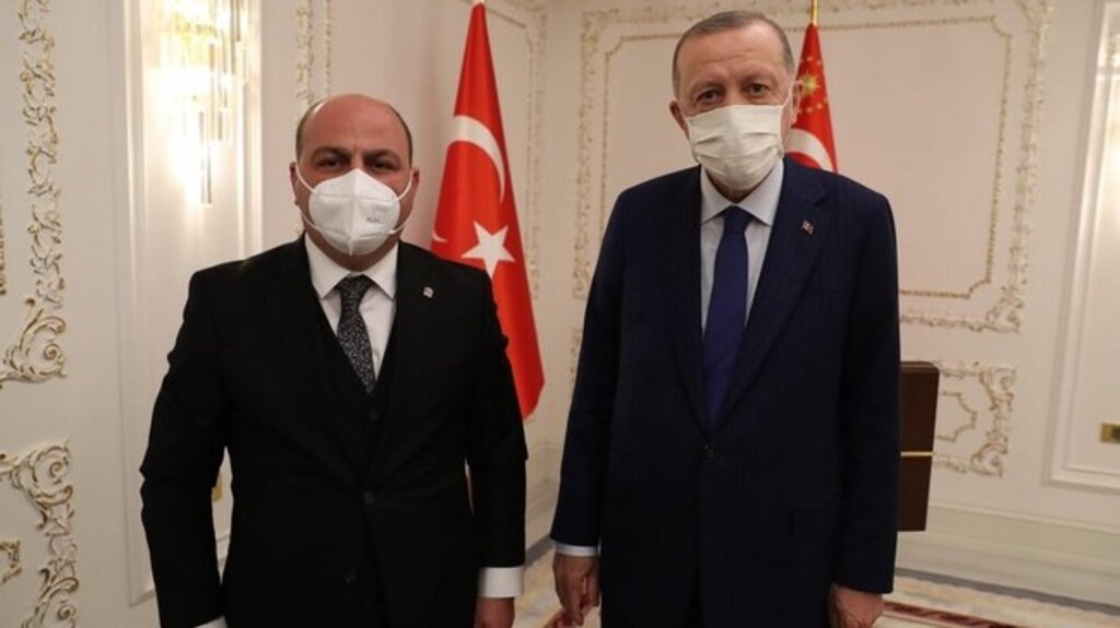 Cumhurbaşkanı Erdoğan, TÜGİK'i Kabul Etti! Savaş Gömeç Samsun'u Temsil Etti!