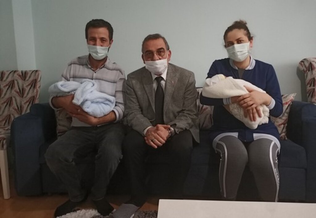Başkan Demirtaş, Ailenin İkiz Bebek Mutluluğuna Ortak Oldu!