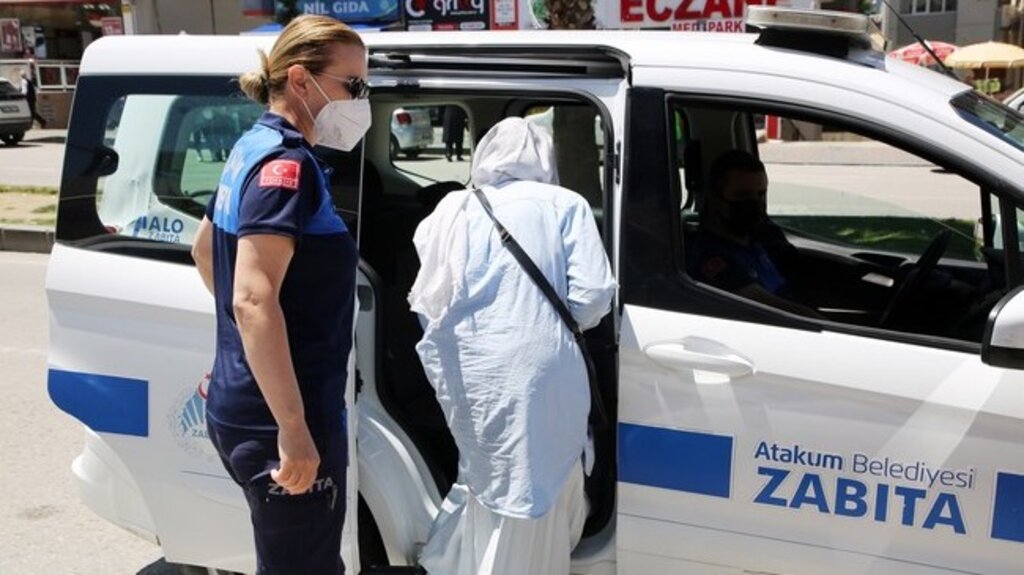 Atakum Zabıtası’ndan Dilenci Operasyonu!