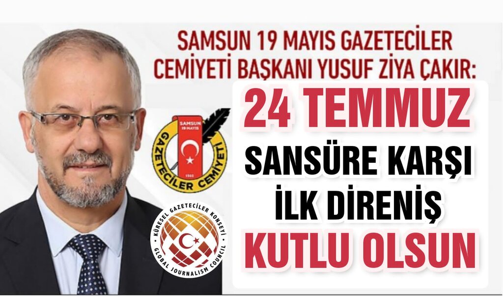Başkan Çakır'dan '24 Temmuz' Mesajı!