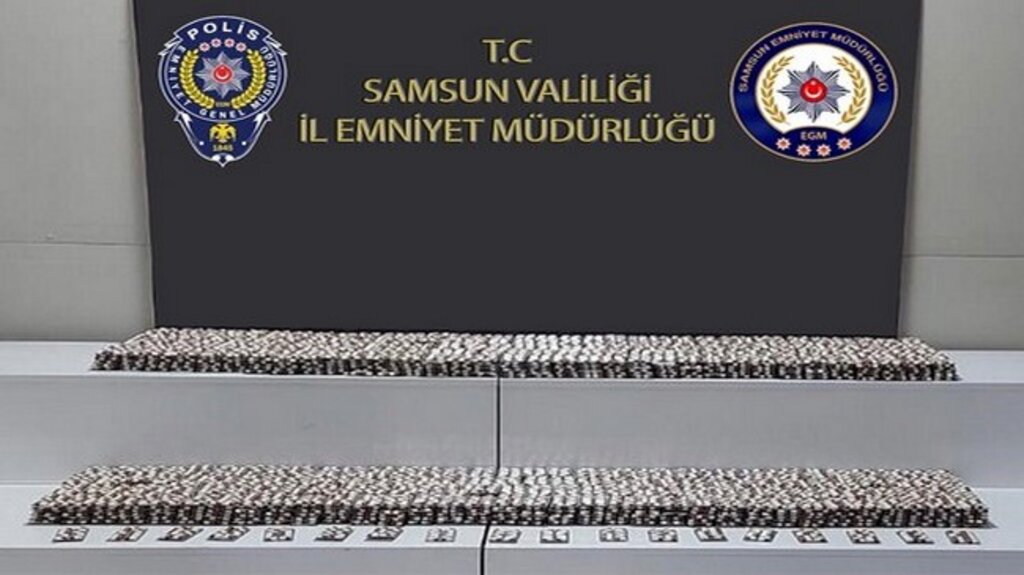 Samsun’da Binlerce Uyuşturucu Hap Ele Geçirildi!