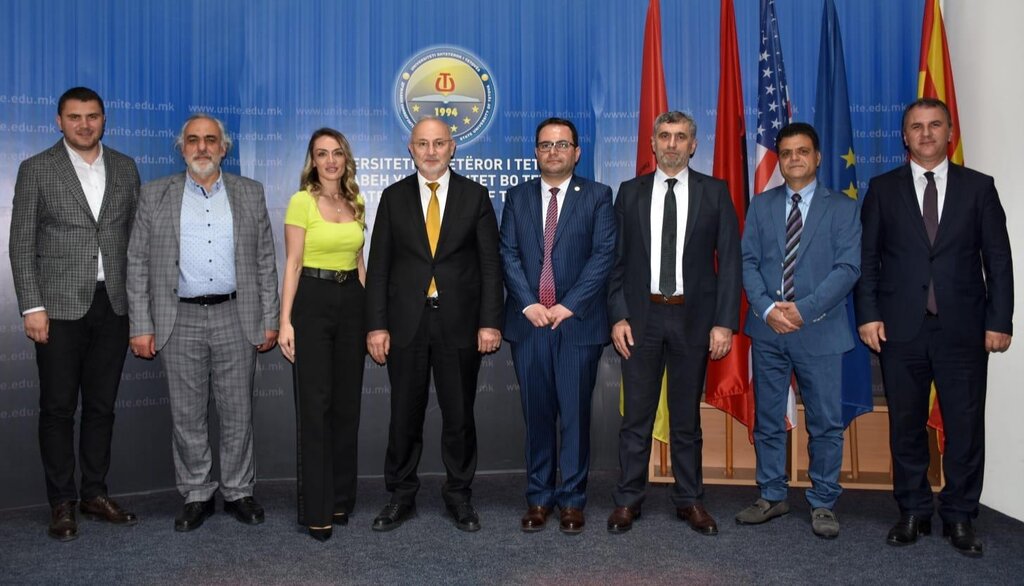 Rektör Ünal, Balkan Gezisine Kuzey Makedonya’da Devam Ediyor! 