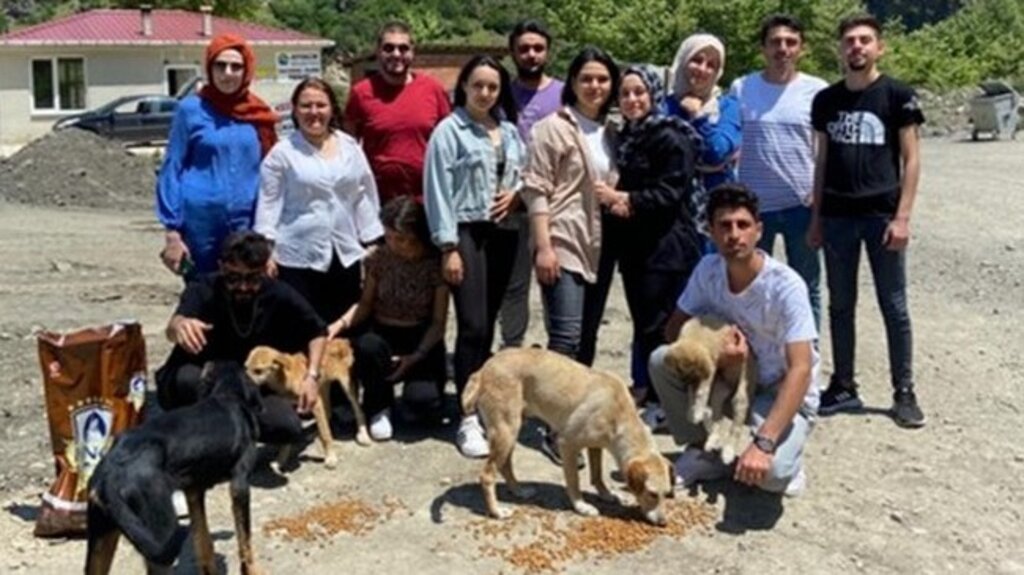 Sağlık Hizmetleri Öğrencilerinden Ayvacık’taki Barınak Hayvanlarına Yardım Eli!