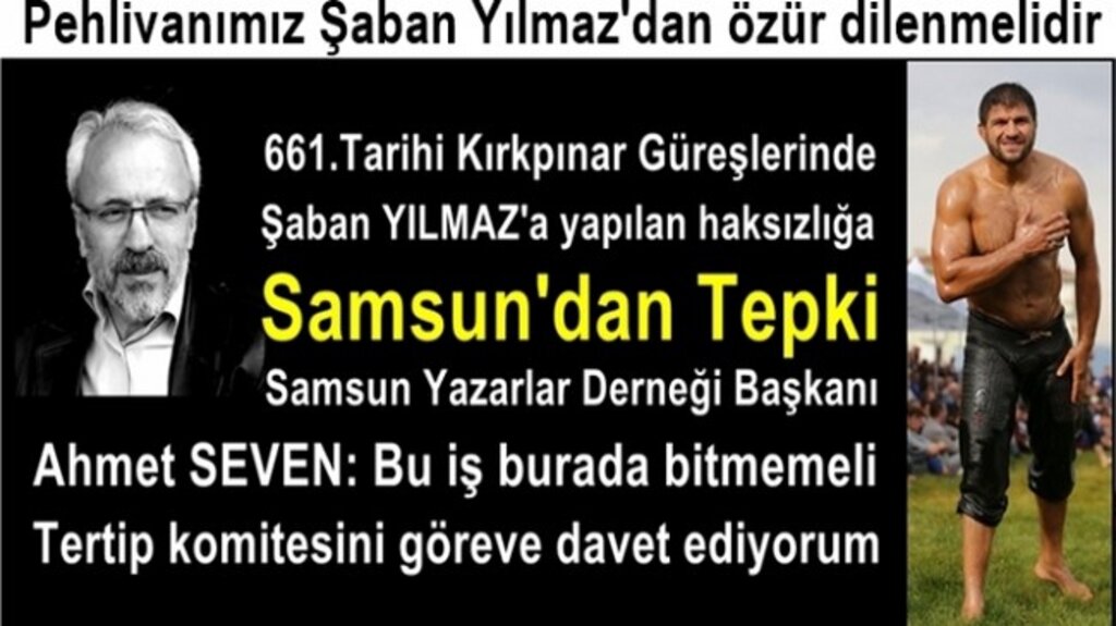 Kırkpınar'da Şaban Yılmaz’a Yapılan Haksızlığı Kınama! 