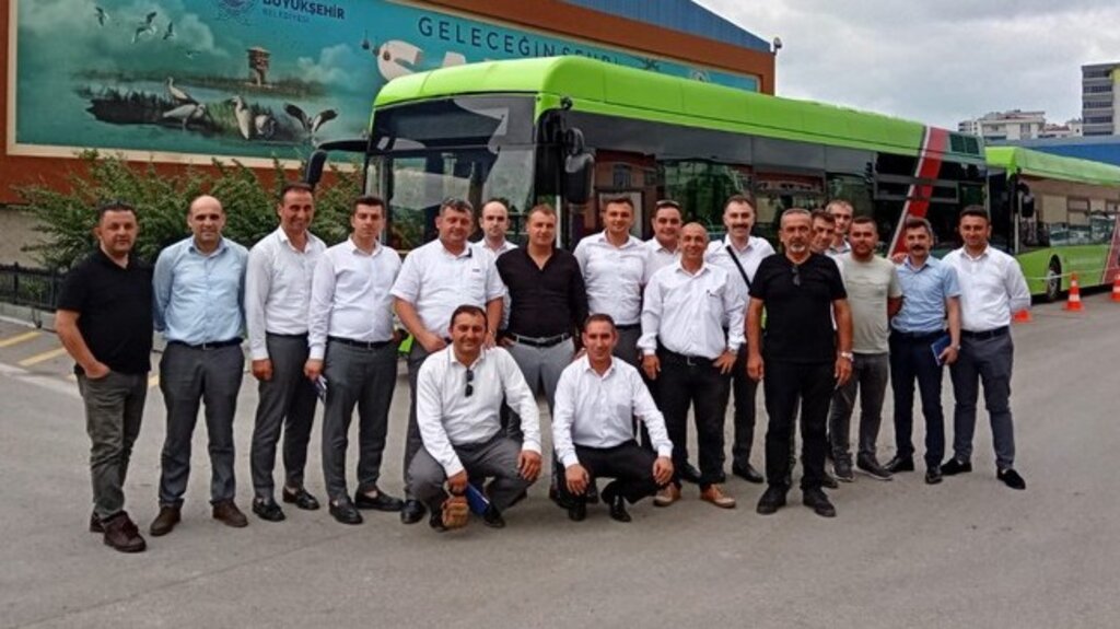 Samsun’da Sürücülere Elektrikli Otobüs Eğitimi!