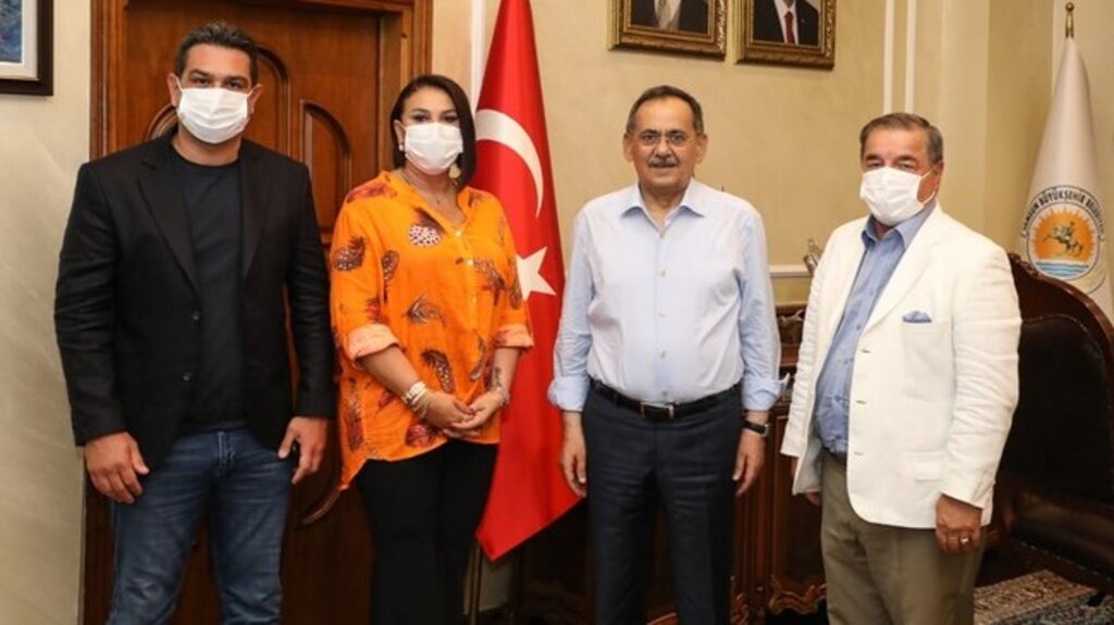 Samsunspor'dan Başkan Demir'e Geçmiş Olsun Ziyareti!