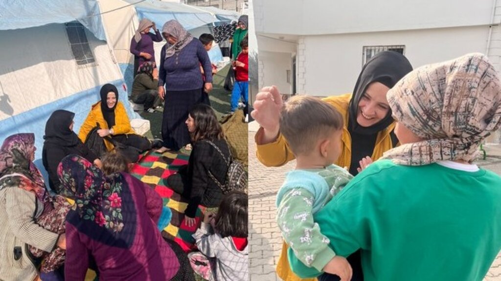 Ak Kadınlar Samsun'dan Adıyaman'a Destek Köprüsü Kurdu!