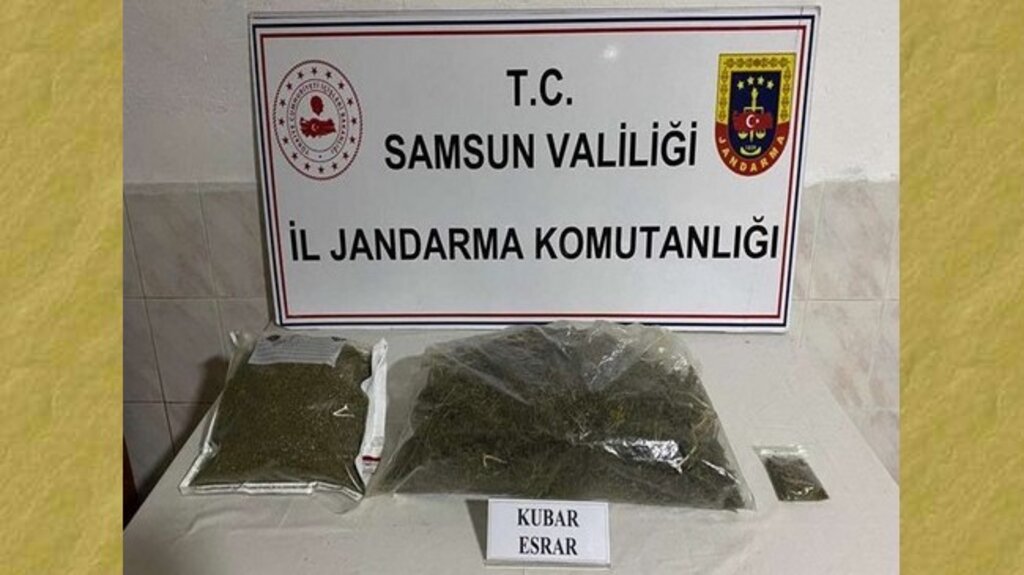 Bafra’da 3 bin 500 Gram Kubar Esrar Ele Geçirildi!