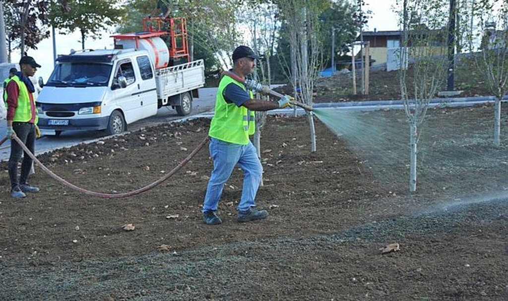 Hydroseeding Yöntemi Samsun’da İlk Kez Kullanıldı!