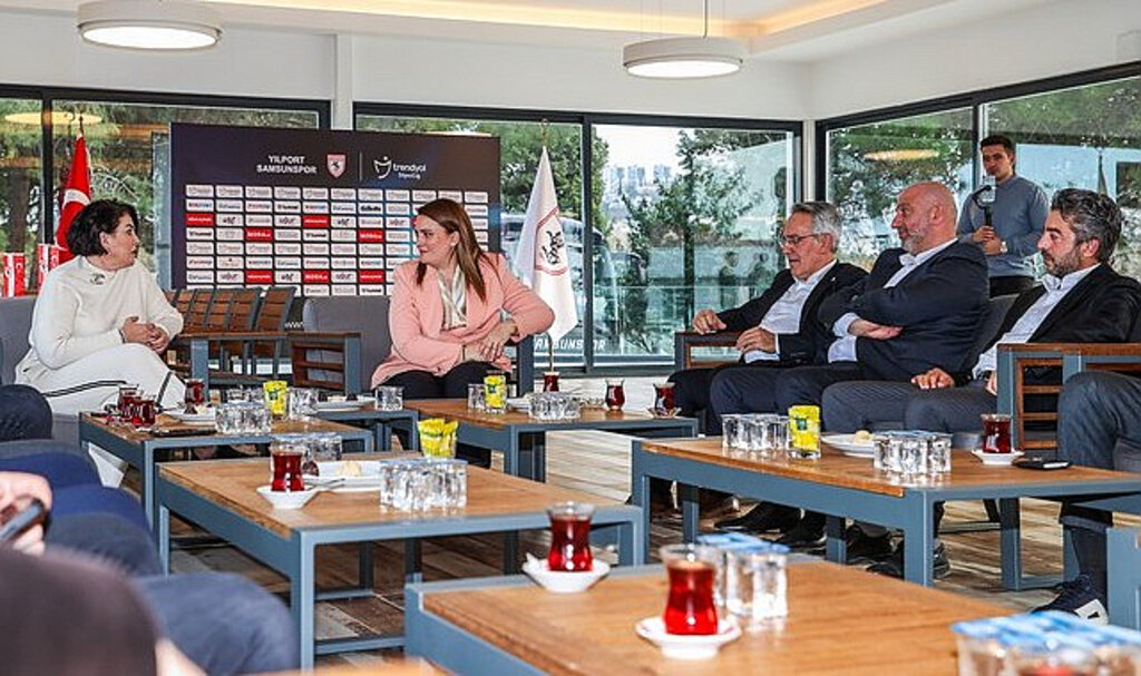 İYİ Parti SBB Adayı İmran Nilay Tüfekci Samsunspor’u Ziyaret Etti!