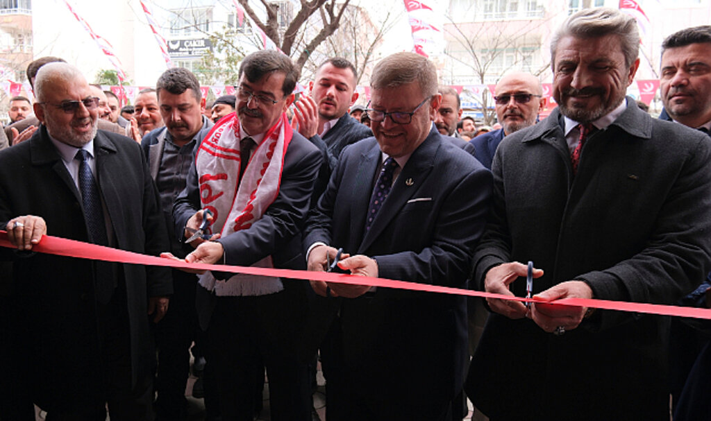 Samsun Büyükşehir Belediye Başkan Adayı Adem Güney Bafra'da SKM Açılışına Katıldı!