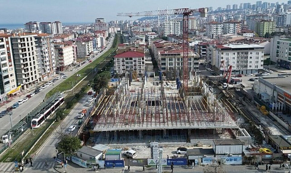 Samsun’da Şehir Kütüphanesi Hızla Yükseliyor!