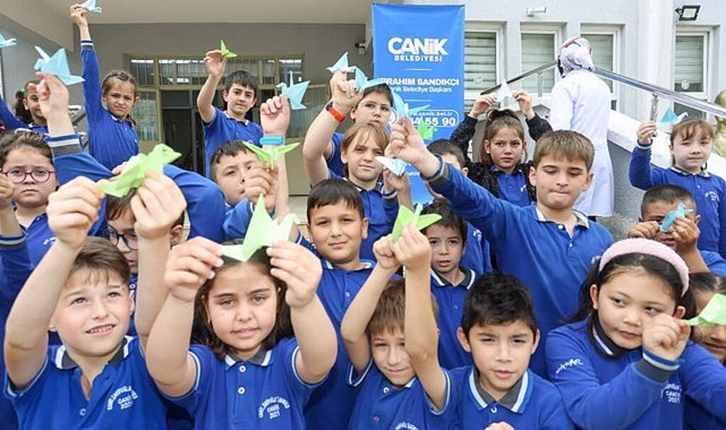 Canik'te Turna Kuşları Özgür Filistin İçin Uçtu!