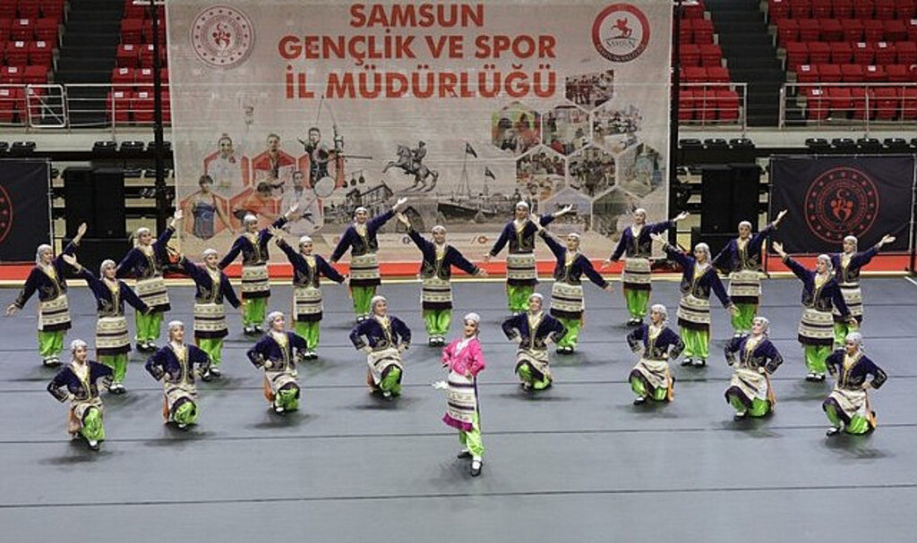 Halk Oyunları Karadeniz Bölge Birinciliği Samsun'da Sona Erdi!