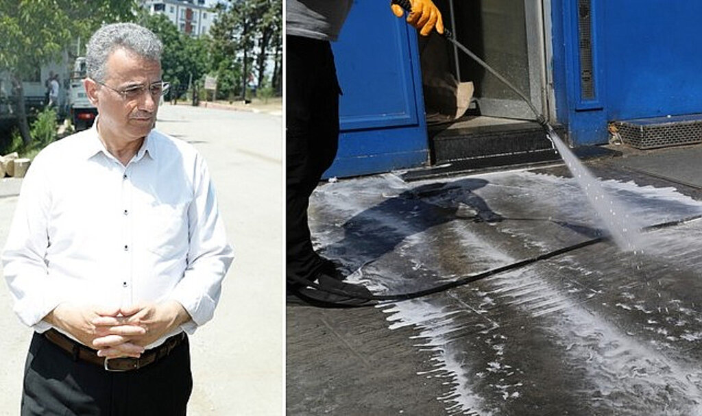 İlkadım’da Kaldırımlara Jet Yıkama!