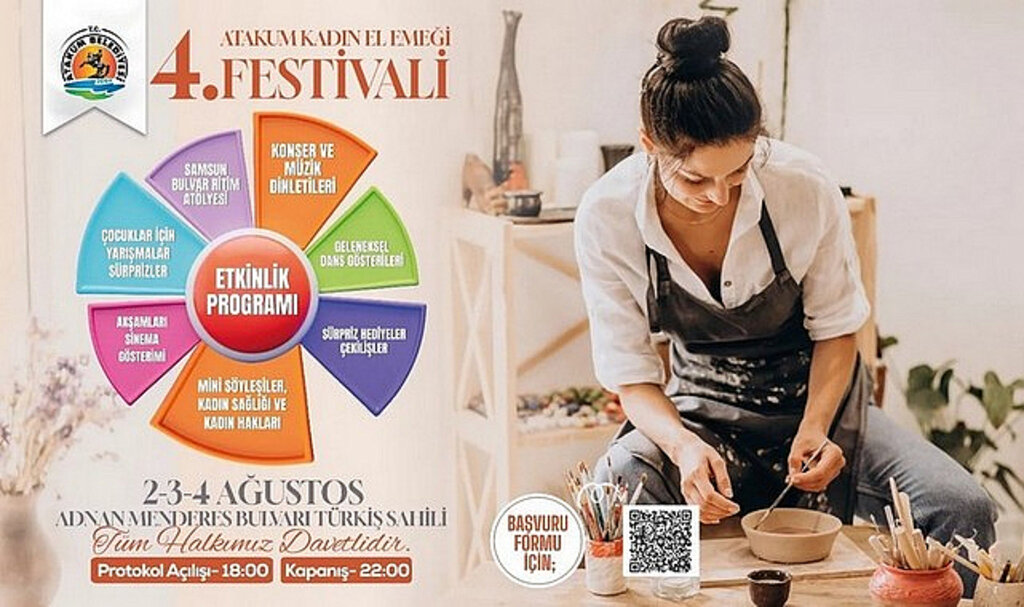 Kadın El Emeği Festivali Atakum Sahili’nde Başlıyor!