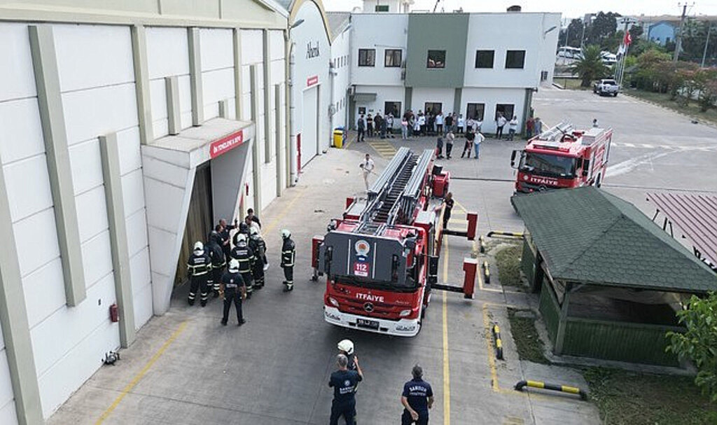 Samsun İtfaiyesi’nden Nefes Kesen Tatbikat!