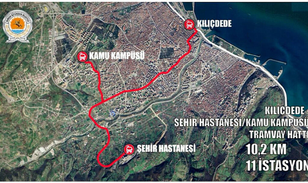Samsun'un Yen Tramvay Hattı İçin Cumhurbaşkanı İmzayı Attı!