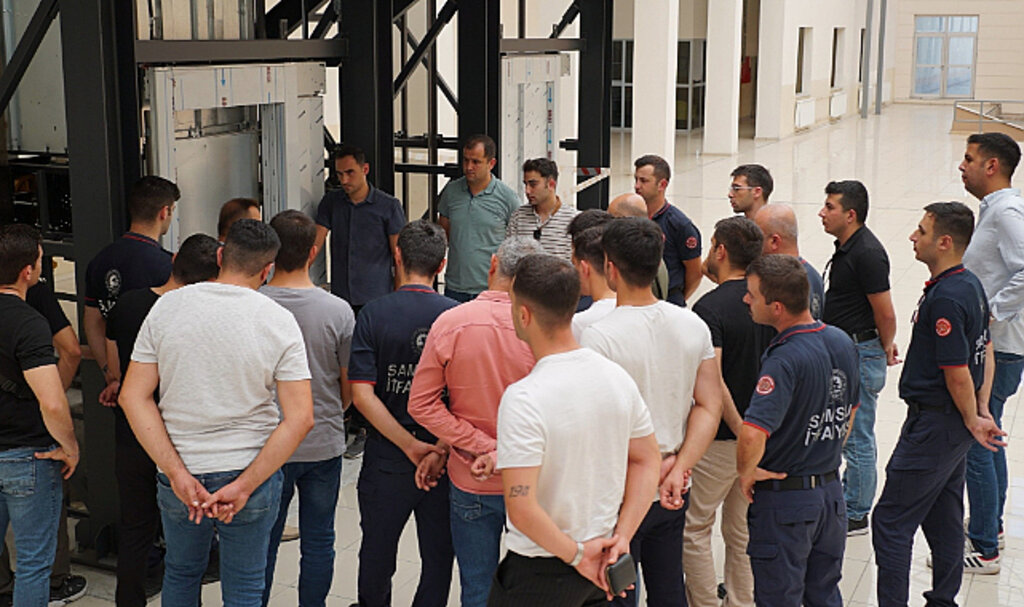 Samsun'da İtfaiye Personeline Eğitim!