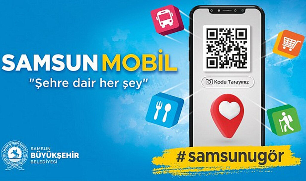 Samsun Mobil Uygulamasına Yeni İşlemler Eklendi!