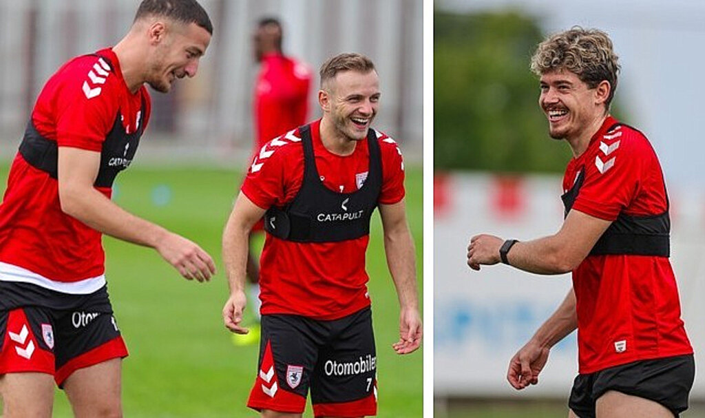 Samsunspor’da Moralli Antrenman!