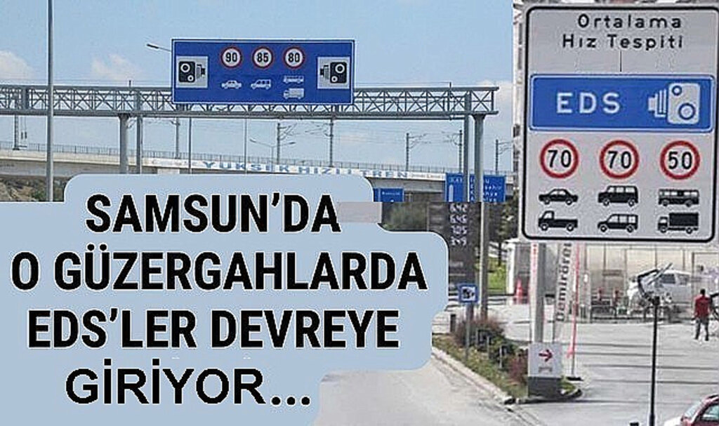 Samsun'da 193 Kilometre Yolda Daha EDS Devreye Giriyor!