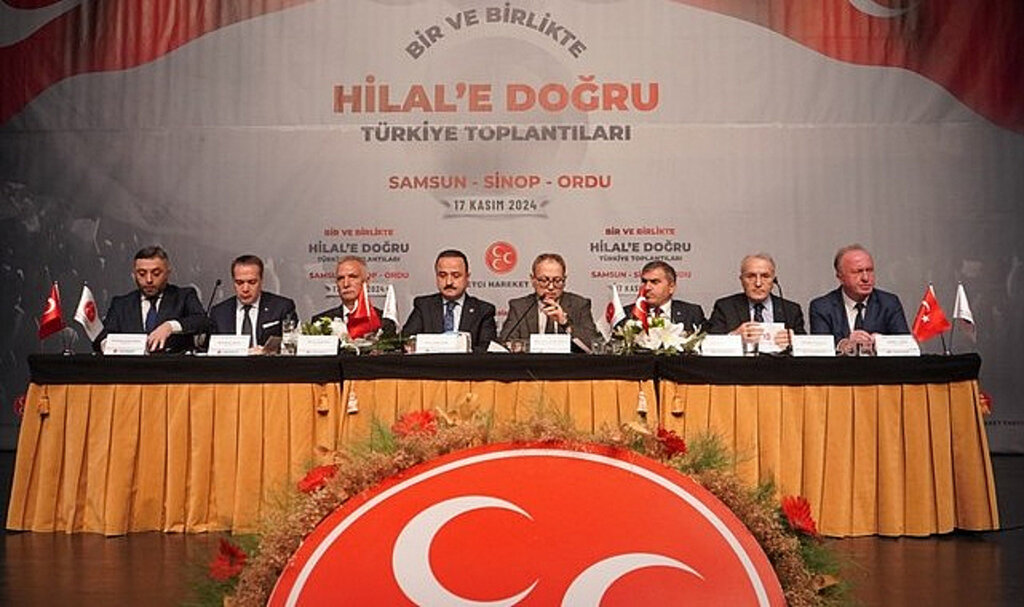 MHP'nin 'Bir ve Birlikte Hilal'e Doğru Türkiye Toplantısı' Samsun'da Gerçekleşti! - VİDEOLU