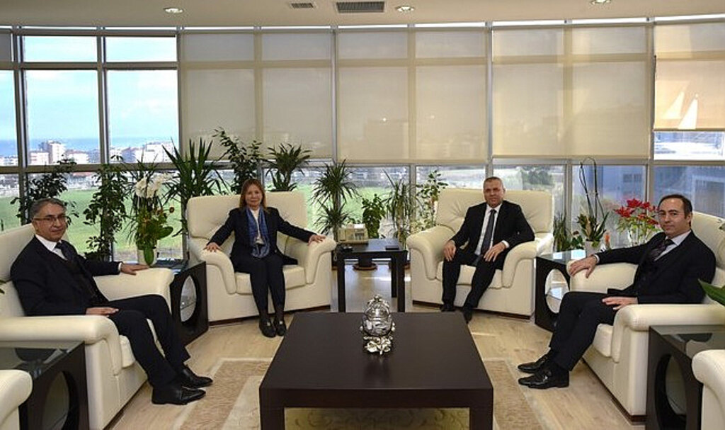 Rektör Aydın; Atakum, İlkadım ve Canik Kaymakamlarını Konuk Etti!