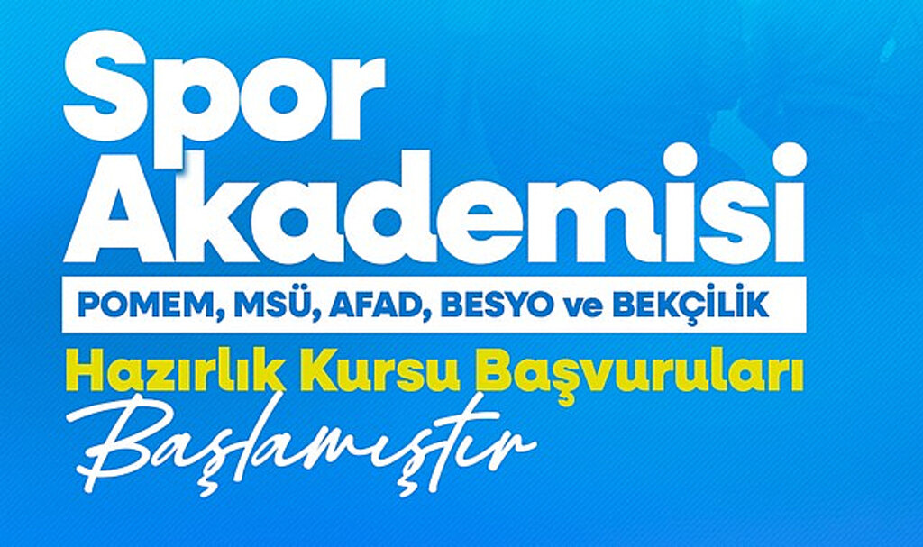 Spor Akademisi Hazırlık Kursları Samsun'da Başlıyor!