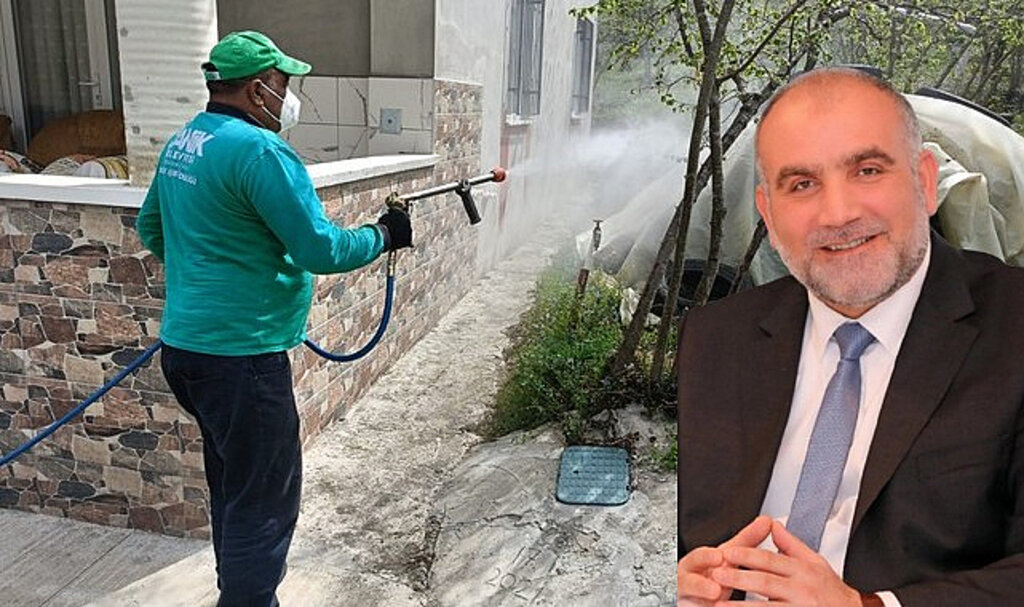 Canik Belediyesi'nden Kokarca Böceğine İlaçla Müdahale!