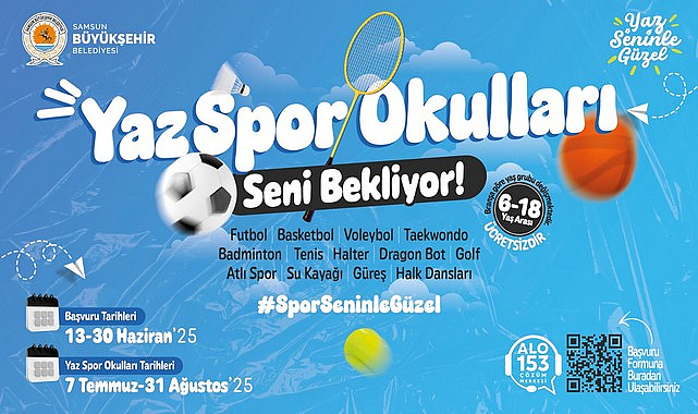 Yaz Spor Okulları’na Başvurular Başladı!