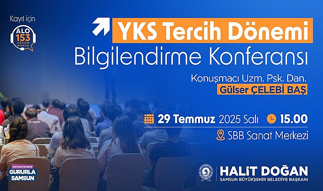 Samsun Büyükşehir’den YKS Bilgilendirme Konferansı!