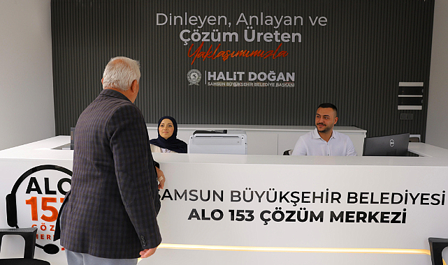 Büyükşehir Tarafından Bafra'da 153 Çözüm Merkezi Açıldı! 