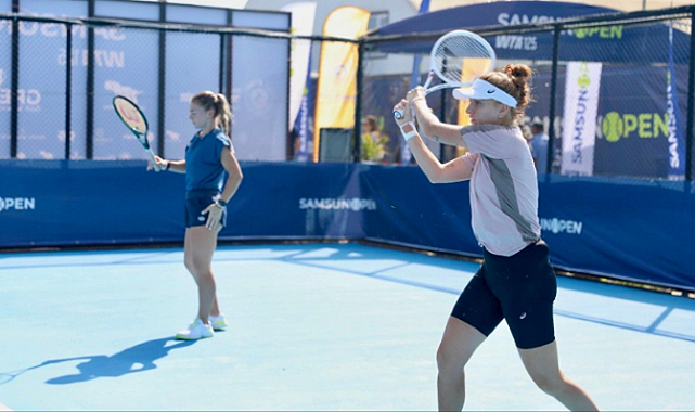 Uluslararası Samsun Open WTA Tenis Turnuvası Büyük Bir Heyecan ve Coşkuyla Devam Ediyor! 