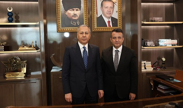 Başkan Doğan Bakan Yerlikaya’yı Ağırladı!
