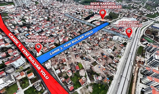 Canik 2’inci Yeni Bulvar Yolu Geliyor!