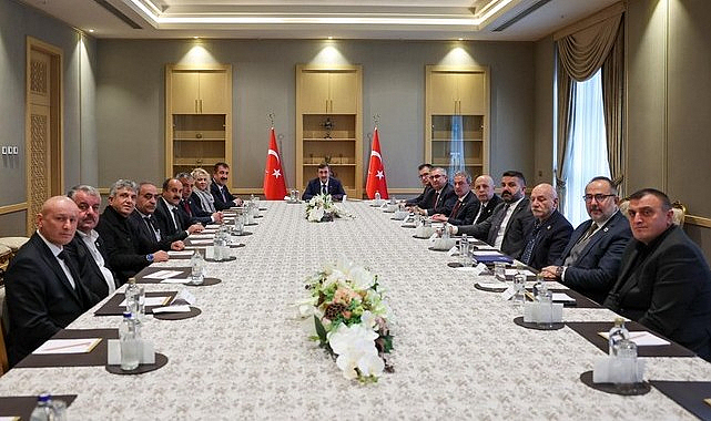 Cumhurbaşkanı Yardımcısı Cevdet Yılmaz, TÜRKYED Heyetini Kabul Etti!