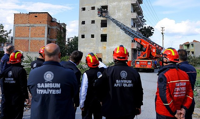 Samsun İtfaiyesi Müdahale Gücü İle Dikkat Çekiyor!