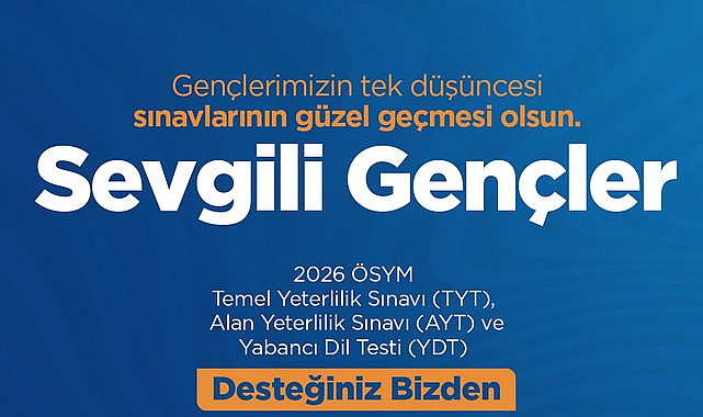 Büyükşehir’den Üniversite Sınavına Girecek Öğrencilere Destek!