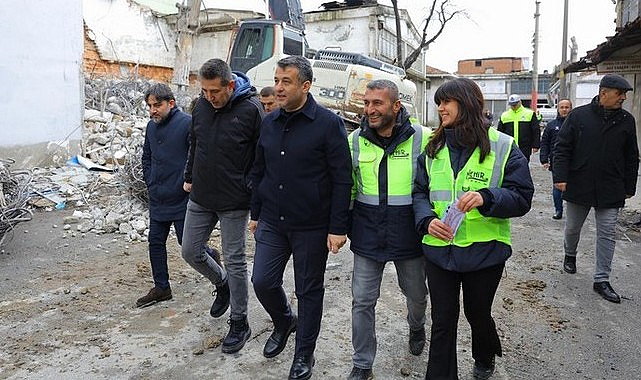 Başkan Doğan’dan Gülsan’da İnceleme! 2 Ayda Yıkımlar Tamamlanacak...