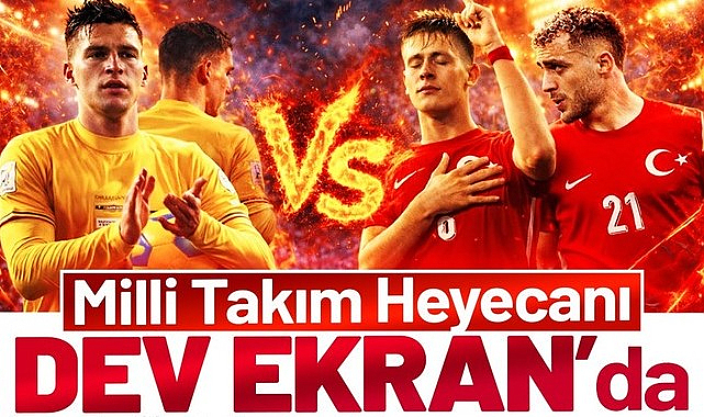 Canik'te Milli Maç Coşkusu Dev Ekranda Yaşanacak!